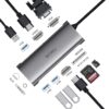 CableUsbCA11312H_1 WIWU 11 en 1 Adaptador tipo C multifunción a HDMI Alpha A11312H