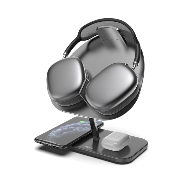 Cargador M15_1 Wiwu Cargador inalámbrico con Soporte M15