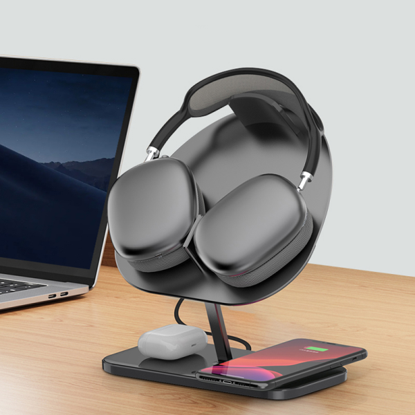 Cargador M15_3 Wiwu Cargador inalámbrico con Soporte M15