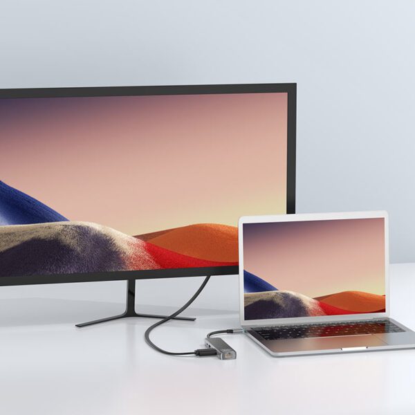 Hoco Adaptador Tipo C HB23 Multifunción 3 Hoco Adaptador Tipo C HB23 Multifunción