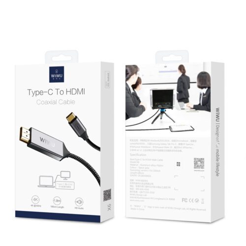 TipoC-HDMI_1 Wiwu Cable Tipo C a HDMI 4k