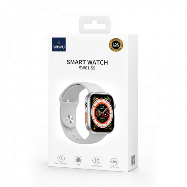 Wiwu Smartwatch Sw01 S9 Plateado 5 Wiwu Smartwatch Sw01 S9 Plateado