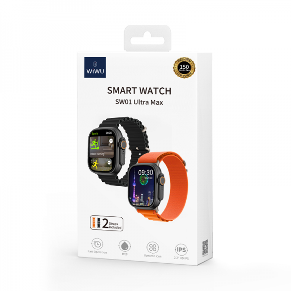 Wiwu Smartwatch Sw01 Ultra Max Negro