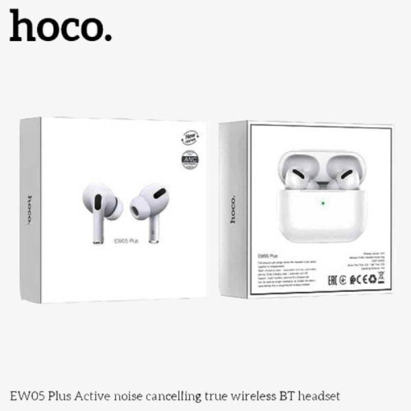 Hoco Audifono Inalambrico EW05 PLUS BT - 4 Hoco Audifono Inalambrico EW05 PLUS BT Blanco