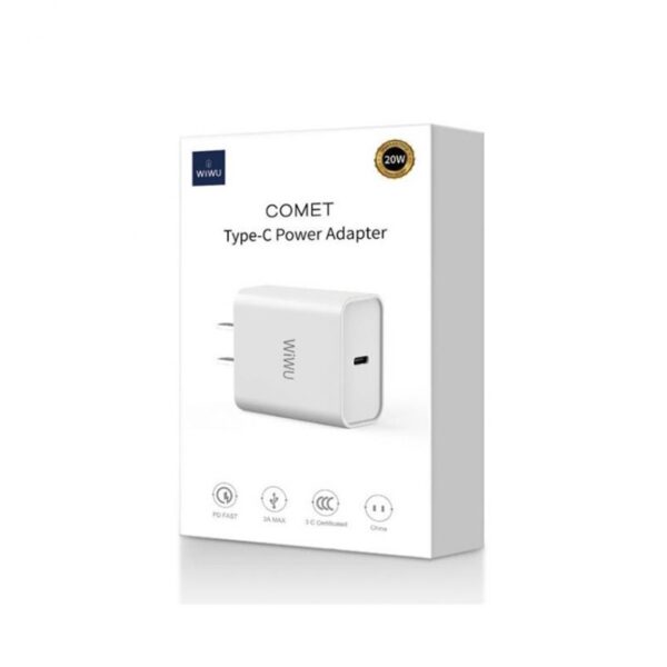 cargador de pared para iphone 1 Cargador de pared Wiwu RY-U56 tipo C de 20W carga rápida