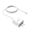Set cargador de pared Hoco C76 Plus de 20W carga rápida con cable tipo C a lightning