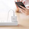 Set cargador de pared Hoco C76 Plus de 20W carga rápida con cable tipo C a lightning