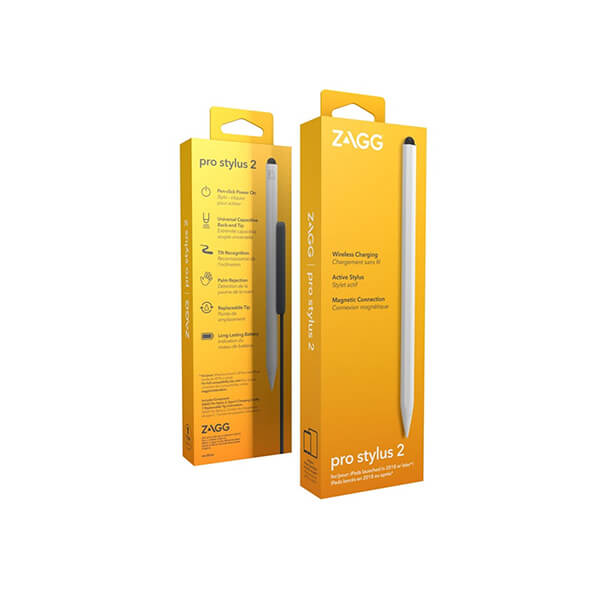 Lapiz Optico Stylus Pro 2 Zagg para iPad con carga inalámbrica Color Blanco - 4 Lápiz Óptico Pro Stylus 2 Zagg para iPad con carga inalámbrica - Blanco