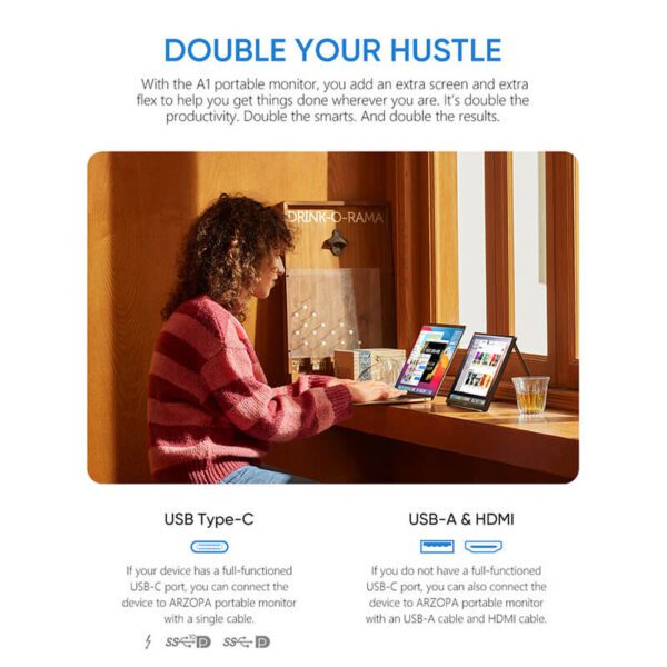 Monitor portatil arzopa A1 Travel Monitor portatil arzopa A1 Travel