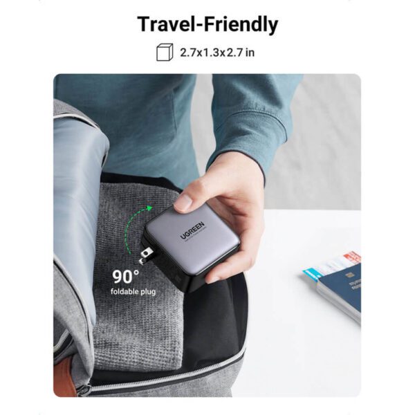 cargador de pared 4 en 1 de 100w ugreen - 3 Cargador de pared Ugreen Nexode 100W 4 en 1 para iPhone, MacBook, iPad