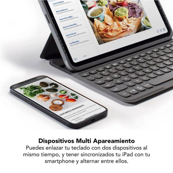 Case con teclado Pro Keys Retroiluminado Zagg para ipad Pro 12.9 - 9 Case con teclado retroiluminado Zagg Pro Keys para iPad Pro 12.9" y iPad Air 13" M2