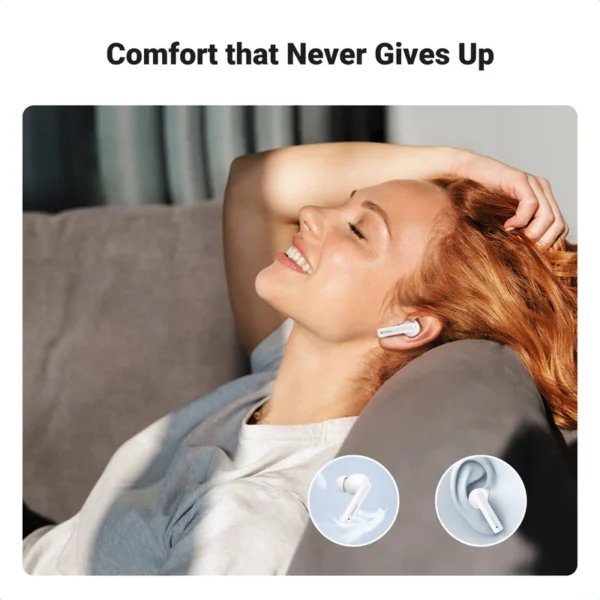 Audífonos inalámbricos  HiTune T3 Ugreen con con cancelación de ruido - Blanco