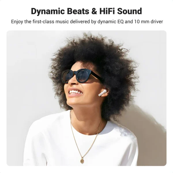 Audífonos inalámbricos  HiTune T3 Ugreen con con cancelación de ruido - Blanco