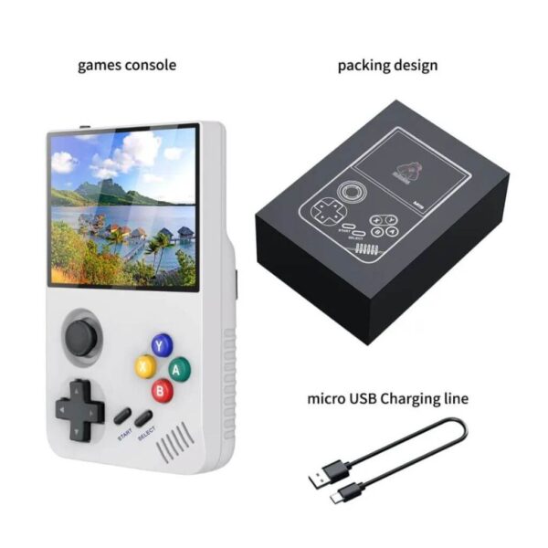 consola retro m19 blanco - 2 consola retro m19 blanco