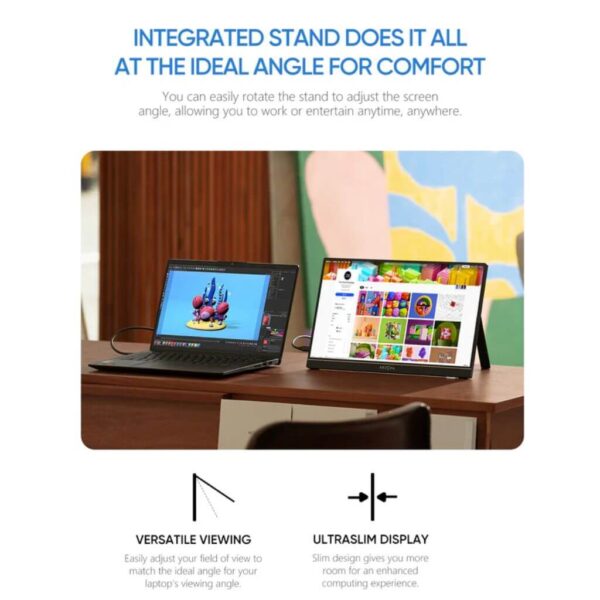 Arzopa Z1C Monitor portatil para laptop 16.1 - 5 Arzopa Z1C 16.1" Monitor Potátil para Laptop 1080P IPS FHD 60Hz